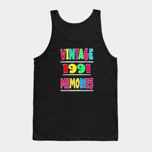 Vintage 1991 Memories Tank Top